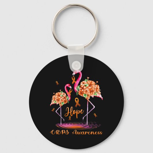 Flamingo CRPS Awareness Sleutelhanger (Voorkant)