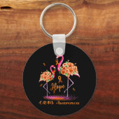 Flamingo CRPS Awareness Sleutelhanger (Voorkant)