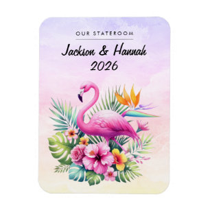 Flamingo Cruise Ship Hut Decoratie Magneet