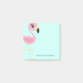 Flamingo Cute Tropical Kinder Post-it® Notes (Voorkant)