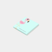 Flamingo Cute Tropical Kinder Post-it® Notes (Schuin)