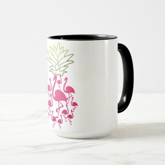 Flamingo Cute Tumbler | Mok Giften (Voorkant rechts)