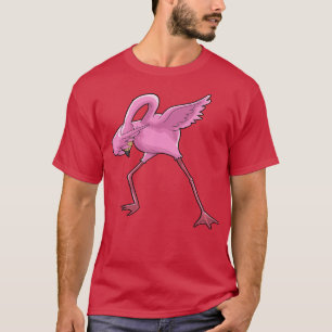 Flamingo dabbing t-shirt