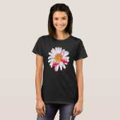 Flamingo Daisy Flower Hippie Unity Day No Bullying T-shirt (Voorkant volledig)