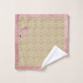 Flamingo Dance Bad Handdoek (Wasdoekje)