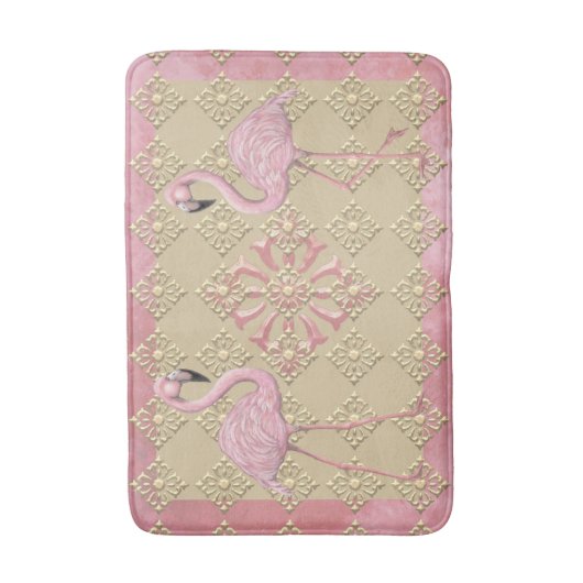 Flamingo Dance Badmat (Voorkant Verticaal)