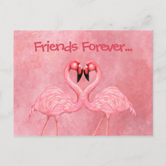 Flamingo Dance Briefkaart (Voorkant)