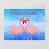 Flamingo Dance Briefkaart (Voorkant)