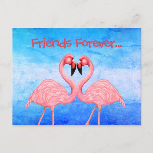 Flamingo Dance Briefkaart (Voorkant)