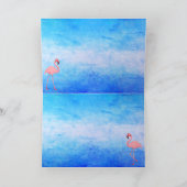 Flamingo Dance Kaart (Binnen)