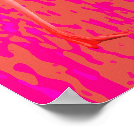 Flamingo Dance Poster (Hoek)