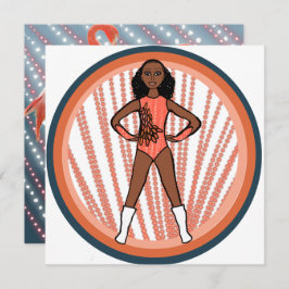 Flamingo Dancer A Feestdagenkaart