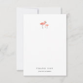 Flamingo Dank u Kaart (Voorkant)