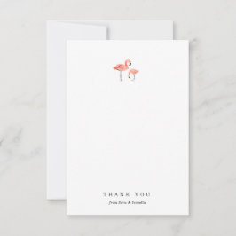 Flamingo Dank u Kaart