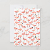 Flamingo Dank u Kaart (Achterkant)