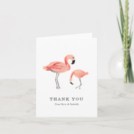 Flamingo Dank u Kaart