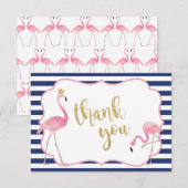 Flamingo Dank u Kaart (Voorkant / Achterkant)
