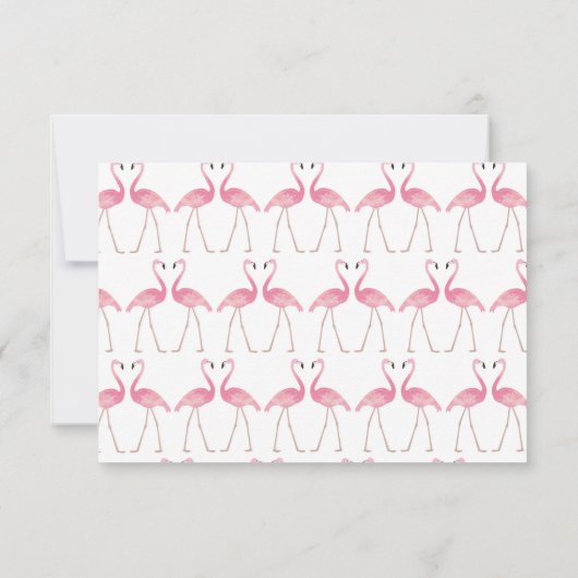 Flamingo Dank u Kaart (Achterkant)