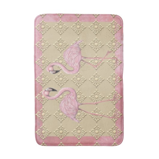 Flamingo Dans Badmat (Voorkant Verticaal)