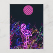 Flamingo dansen op het feest. briefkaart (Voorkant)