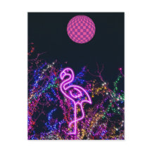 Flamingo dansen op het feest.