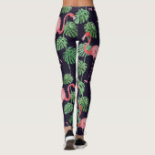 Flamingo Dark: Kleine Waterverf. Leggings (Achterkant)