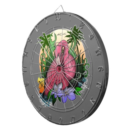Flamingo Dartbord (Voorkant Rechts)