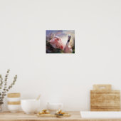 Flamingo Dawn Art Poster/Print Poster (Keuken)