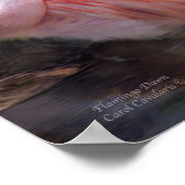 Flamingo Dawn Art Poster/Print Poster (Hoek)
