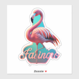 Flamingo Decoreren met grillige Stickers