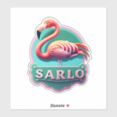 Flamingo Decoreren met levendige Stickers (Vel)