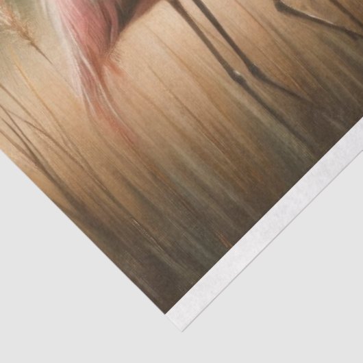 Flamingo Decoupage Tissue papier (Detail)