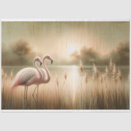 Flamingo Decoupage Tissue papier