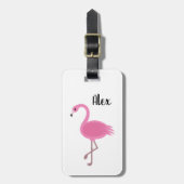 Flamingo Design Bagagelabel (Voorkant verticaal)
