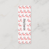 Flamingo Design Bladwijzer Contactkaartje (Voorkant)