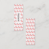 Flamingo Design Bladwijzer Contactkaartje (Voorkant / Achterkant)
