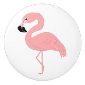 Flamingo Design Keramische Knop (Voorkant)