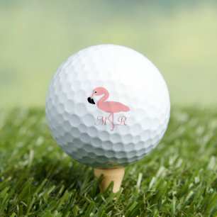 Flamingo Design Monogrammed Golfballen