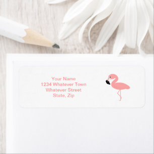 Flamingo Design Retouradres Etiket