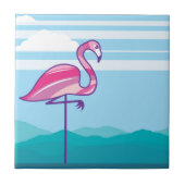 Flamingo Design Tegeltje (Voorkant)