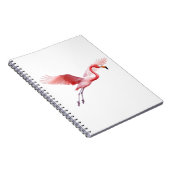 Flamingo dier vogel notitieboek (Rechterzijde)