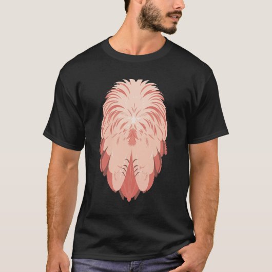 Flamingo Dierenkostuum Roze Flamingo Lovers T-shirt (Voorkant)
