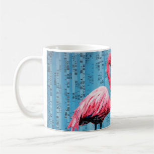 Flamingo Dierlijke Vogel Art Decor Verf Koffiemok