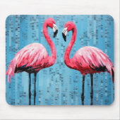 Flamingo Dierlijke Vogel Art Decor Verf Muismat (Voorkant)