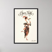 Flamingo Diva Canvas Afdruk (Voorkant)