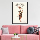 Flamingo Diva Canvas Afdruk (Insitu (Woonkamer))