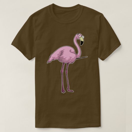 Flamingo Docent Pointer T-shirt (Design voorkant)