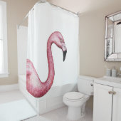 Flamingo Douchegordijn (In situ)