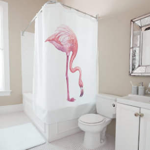 Flamingo Douchegordijn