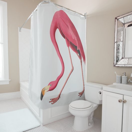 Flamingo Douchegordijn (In situ)